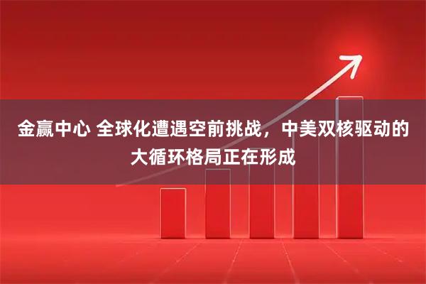 金赢中心 全球化遭遇空前挑战，中美双核驱动的大循环格局正在形成