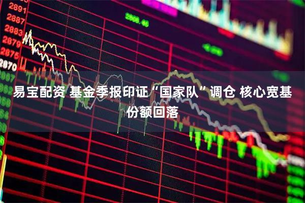 易宝配资 基金季报印证“国家队”调仓 核心宽基份额回落