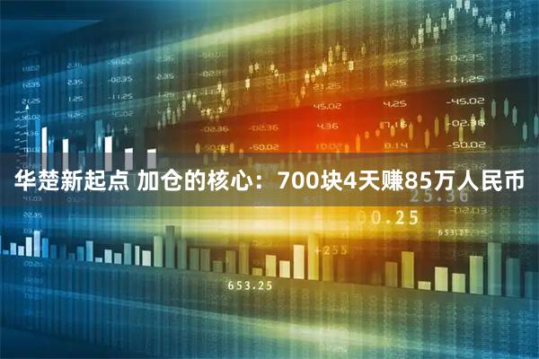 华楚新起点 加仓的核心：700块4天赚85万人民币